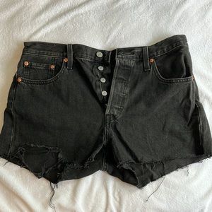 Levi 501 high-rise shorts